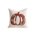 thumbnail image 2 of Fall Halloween Pumpkin Tufted Throw Pillow Cover Embroidered Decorative Cushion Cover Holiday Couch Sofa Bed Home Decor Pillowcase, 2 of 6