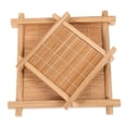 thumbnail image 5 of Chinese Style Travel and Office Mats Set, Household Use, Khaki Color, Compact 13x13x2.5 cm Cushioned Pads, 5 of 8