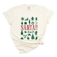 thumbnail image 5 of Santa Christmas Icons - Women's Garment Dyed Tee, 5 of 11