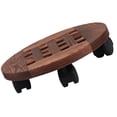 thumbnail image 4 of Milisten Flowerpot Universal Wheel Flower Pot Tray Plant Pot Holder with Wheels 30X30CM, 4 of 8