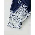 thumbnail image 6 of Family Christmas Pajamas Matching Sets Snowman Snowflakes Pattern Christmas Family Matching Outfits, 6 of 9