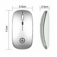 thumbnail image 2 of SANOXY 2.4GHz Wireless Optical Mouse USB Rechargeable RGB Cordless Mice For PC Laptop, 2 of 6