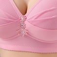 thumbnail image 4 of Bixock Plus Size Bra for Women Push Up Bra Wireless Bra Thin Lift Support Abjustable Soft Breathable Straps Everyday Casual Comfortable Women Under Wear, 4 of 6