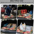 thumbnail image 3 of DISNIMO Universal Car Trunk Mat 29" x 39" Hummingbird Flower Printed Durable Scratch-Proof Back Cargo Mat with Non-Slip Backing All Weather Pet Cargo Liner Suitable for Most Cars Models, 3 of 7