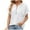 White, variant on Scyoekwg Womens Summer Tops Loose Short Sleeve Ladies Blouses Dressy Casual Trendy Going Out Tops Womens Summer Fashion Lightweight