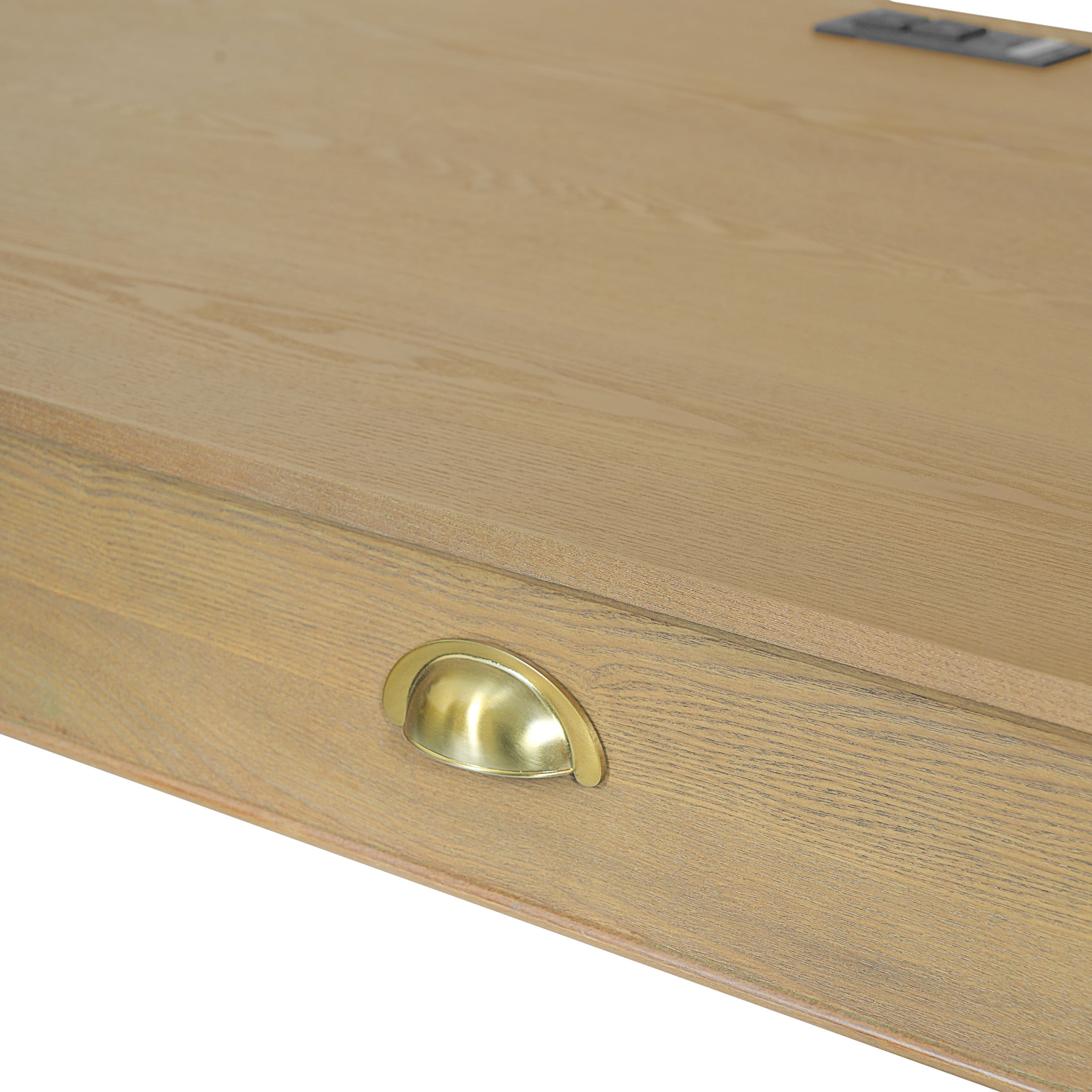 Christopher Knight Home 60" Modern Wooden Home Office Writing Desk with Drawers and USB Ports, Natural