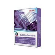 Xerox Bold Professional Quality Paper, Letter Size (8 1/2" x 11"), 98 (U.S.) Brightness, 24 Lb, FSC Certified, Ream Of 500 sheets, Case of 5 reams