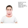 thumbnail image 7 of Mdesiwst Summer Sunscreen Face Hood Neck Guard Dust-proof Sun Protection Thin Flower Embroidery Sunshade Face-protective Cycling Wear Outdoor Dust Veil Camping Accessories, 7 of 7