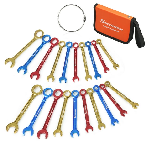 Mini combination 2024 wrench set
