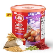 MTR Gulab Jamun – Traditional Indian Sweet – Soft & Melt-in-the-Mouth Texture – Easy to Prepare at Home – No Preservatives – 35.27 oz (Pack of 1)