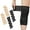 Black, variant on Jinswick Long Elastic Knee Wraps Leg Brace, Compression Knee Wraps for Pain Relief, Leg Brace for Knee, Bandage Support Wraps for Legs Edema, Sports, Lifting, Stabilizing Ligaments, Joint Pain  2 Pcs