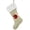 Gold, variant on Holiday Unique 3D Poinsettia Christmas Decorative Hanging Stocking with Faux Fur Cuff (Silver+White 8"x19" Stocking)