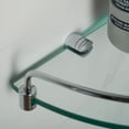 thumbnail image 7 of KRAUS Elie Glass Bathroom Corner Shower Shelf with Rail in Brushed Gold, 7 of 7