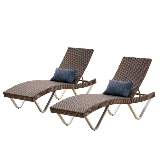Brown Chaise Lounge 2 Pack Com - Marrin Outdoor Grey Wicker Chaise Lounge Chairs Set Of 2 Brown Chaise Lounge 2 Pack Com - Marrin Outdoor Grey Wicker Chaise Lounge Chairs Set Of 2