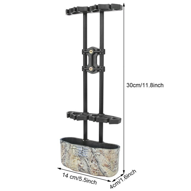 Quiver de Tir à l'Arc, Support de Quiver à 5 Flèches en ABS Durable pour Arcs Composés, Accessoire de Tir à l'Arc