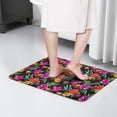 thumbnail image 4 of Pioneer Flower Floral Print Flannel Non Slip Door Rugs,Washable Door Mats Indoor,Decorative Door Mats,Dirt-Resistant and Absorbent Doormat for Entrance,Bedroom,Kitchen,Bathroom,23.5"x16", 4 of 5