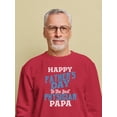 thumbnail image 2 of Father's Day To A Physician Papa Sweatshirt Men -Image by Shutterstock, Male 3X-Large, 2 of 4