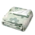 thumbnail image 3 of Retro 70s Flowers Sage Green Floral Pattern Aesthetic Modern Flowers Throw Blanket For Sofa Thin Quilt Plaid Blankets, 3 of 6
