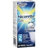 Nicorette Nicotine Coated Gum to Stop Smoking, 2mg, White Ice Mint Flavor - 40 Count