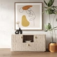 thumbnail image 2 of Nova Domus Roma - Modern Travertine + Gold File Cabinet, 2 of 4