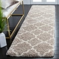 thumbnail image 2 of SAFAVIEH Hudson Jaye Plush Geometric Shag Runner Rug, Beige/Ivory, 2'3" x 8', 2 of 8