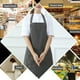 thumbnail image 4 of Cocina Delantal Canvas Funda protectora impermeable Simple Casas Casas Delantales Trabajo Ropa de trabajo con bolsillo para restaurante Cafetería Gris Noticed HA011665-05, 4 of 7