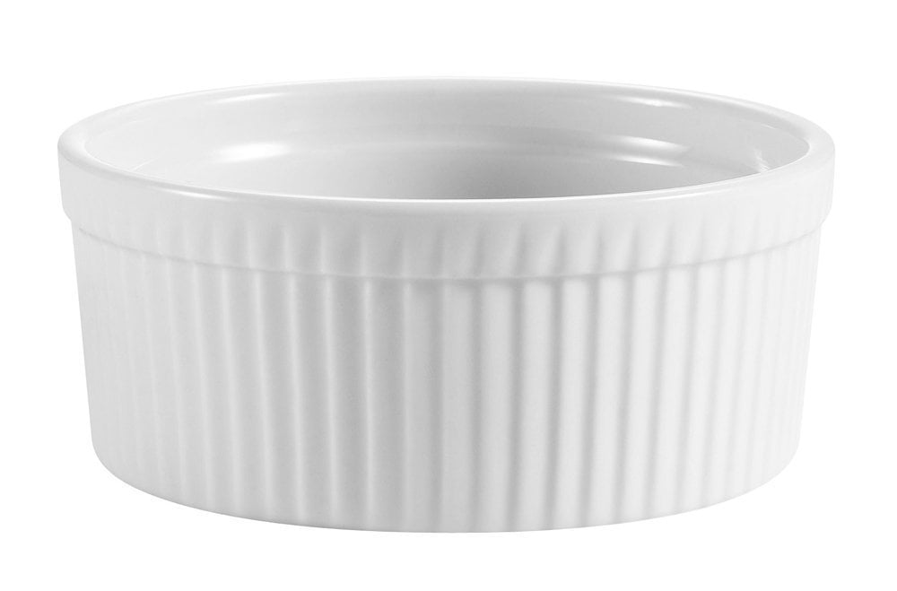 CAC China RKF-202 Porcelain 2 oz Round Fluted Ramekin with Pour Spout Super White 2-3/4 x 2-5/8 x 1-5/8 Box of 48 2-3/4 x 2-5/8 x 1-5/8 CAC China RKF-202 Porcelain 2 oz Round Fluted Ramekin with Pour Spout Super White 2-3/4 x 2-5/8 x 1-5/8 Box of 48 2-3/4 x 2-5/8 x 1-5/8
