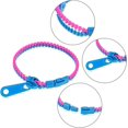 thumbnail image 5 of mciskin Friendship Fidget Zipper Bracelets,Sensory Toys Bulk Set Neon Colors,Easter Egg Basket Stuffers(24PCS,Color Random), 5 of 5