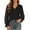 Black, variant on Womens Casual Pullover Hollow Out Lace Korean Fashion Tees for Girls,Beige,L