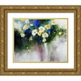 thumbnail image 1 of Ewan, Marie 14x12 Gold Ornate Wood Framed with Double Matting Museum Art Print Titled - Fresh Green, 1 of 4