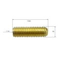 thumbnail image 3 of 12 piezas de tornillos hexagonales de guitarra eléctrica para piezas de bajo de guitarra 3 mm × 12 mm 12mm shamjiam Sillines para guitarra Tornillo hexagonal, 3 of 6