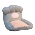 thumbnail image 3 of Lindo cojín para silla, bordado exquisito, diseño antideslizante, cómodo sofá perezoso. Gris, 3 of 4