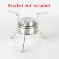 thumbnail image 3 of Brûleur de Cuisine Portatif Extérieur en Alliage d'Aluminium avec Support Croisé pour la Randonnée Backpacking Camping, 3 of 9