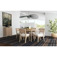 thumbnail image 5 of Homestyles Brentwood Round Mid-Century Wood Dining Table in Brown, 5 of 8