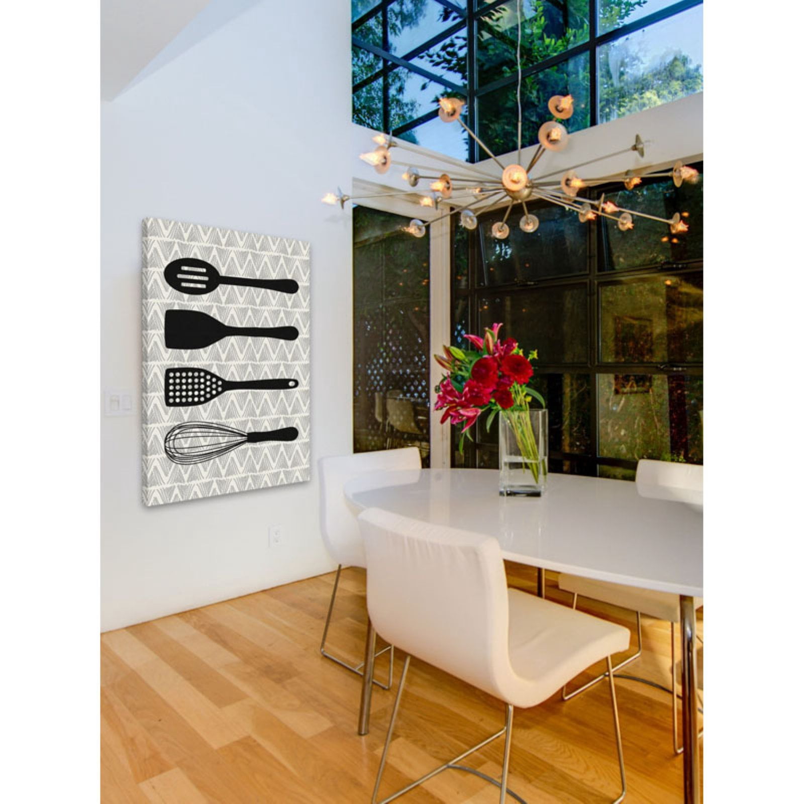 Marmont Hill Utensils Painting Print on Wrapped Canvas