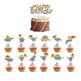 thumbnail image 4 of Kit de 32 globos de látex con decoración de pancarta para tartas, 4 of 4