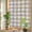Brown, variant on Rose Pink Checks Window Privacy Film, Gingham Plaid Abstract Modern Minimalist Stained Glass Rainbow Film Decorative Window Clings, Static Cling Sun Blocking Stickers 17.7" x 39.3"