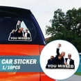 JSNKJLMN 2024 BUMPER STICKER STICKERS YOU MISSED MAGA Car Stickers