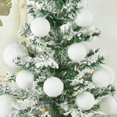 thumbnail image 4 of 6/60 bolas de nieve de espuma blanca, bolas de nieve artificiales falsas, adornos de piel para árbol de Navidad, colgantes para niños, decoración para fiesta de Navidad y Año Nuevo, 4 of 5