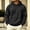 Black, variant on Mens Hoodies Streetwear Relaxed Fit Hoodie with Pockets Casual Loose Lightweight Hoodie for City Walk