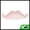 Pink, White, variant on Unique Bargains 1 Pc Portable Beard Shaped Hair Comb for All Hair Types Styles Light Brown