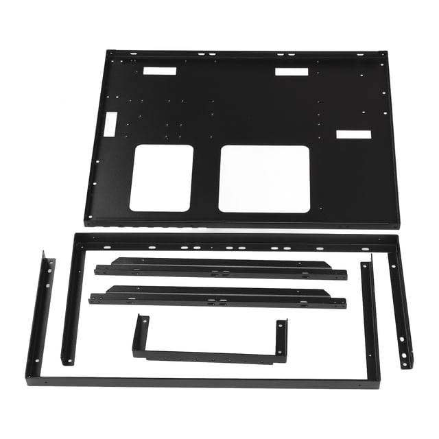 ATX Open Chassis Case Rack, Steel Plate Gaming PC Case Open Frame DIY Assembled Stackable Powerful Cooling Supports X79 X99 Dual Channels for EATX