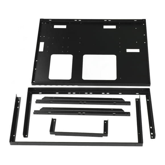 ATX Open Chassis Case Rack, Steel Plate Gaming PC Case Open Frame DIY Assembled Stackable Powerful Cooling Supports X79 X99 Dual Channels for EATX