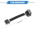 thumbnail image 6 of 2 Pcs H7 Extension  Wire Harness Headlight Fog Lamp Bulb Socket Connector Universal for Car, 6 of 6