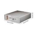 thumbnail image 3 of Storage Bin With Clear Window Handle Stackable Cloth Organizer Space Saver for Bedding Wardrobe Closet Bedroom, 3 of 6