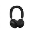 thumbnail image 2 of Jabra Evolve2 75 - Headset - on-ear - Bluetooth - wireless - active noise canceling - USB-A - noise isolating - black - with charging stand - Optimized for UC, 2 of 11