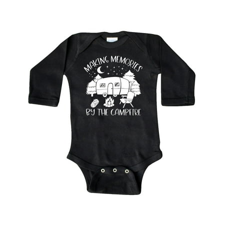 

Inktastic Making Memories By The Campfire Gift Baby Boy or Baby Girl Long Sleeve Bodysuit