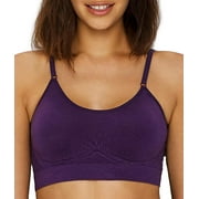 Yummie MYSTERIOUS PURPLE Convertible Scoop Unlined Bralette, US Small/Medium