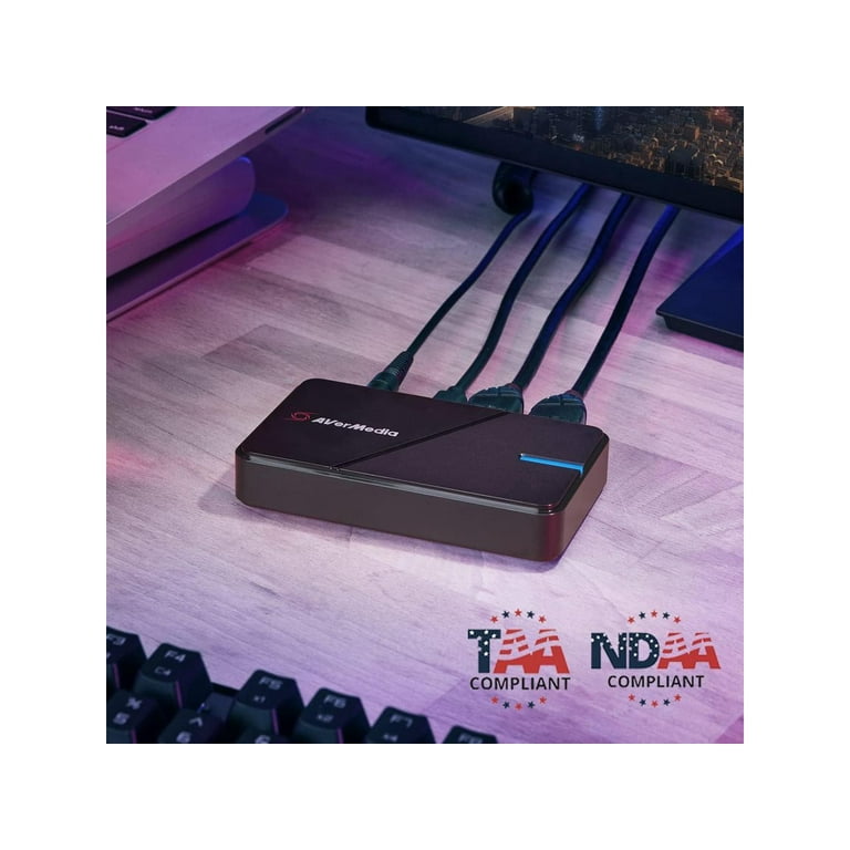 AVerMedia Live Gamer EXTREME 3 Plug and Play 4K Capture Card. TAA and NDAA  Compliant - Functions: Video Game Capturing, Video Game Streaming - USB 3.2 