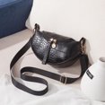 thumbnail image 3 of KAWELL Saddle Shoulder Bag for Women Trendy Small Crossbody Bag PU Leather Clutch Purse Zipper Closure Handbags, 3 of 4